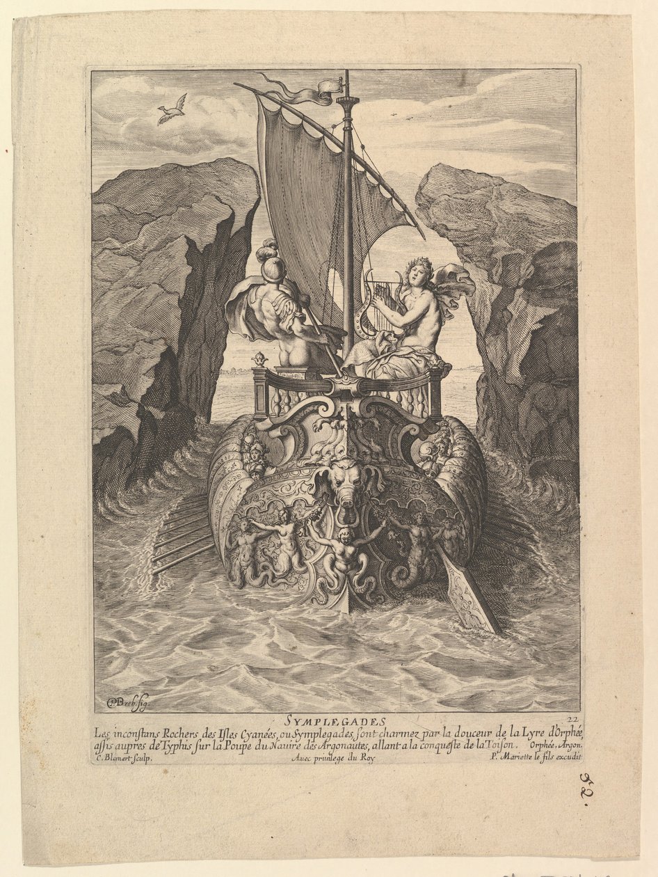 Symplegades, 17. század. alkotó: Cornelis Bloemaert