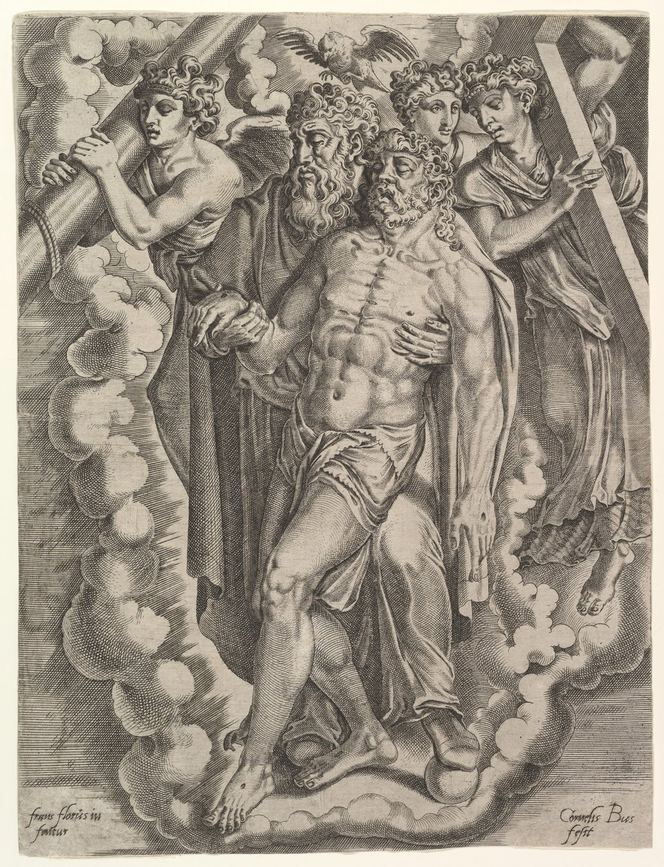 A Szentháromság. alkotó: Cornelis Bos