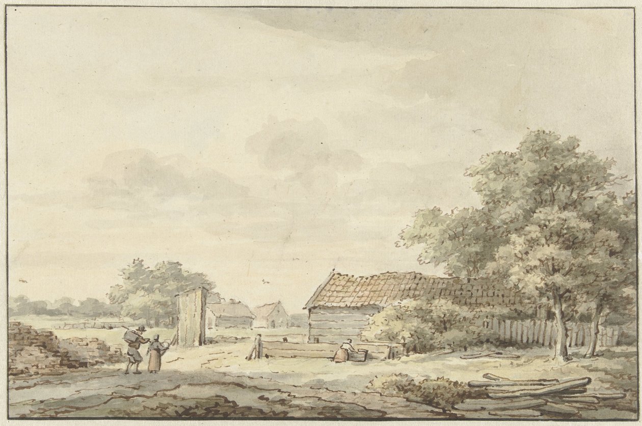 Táj farmokkal alkotó: Cornelis Buys