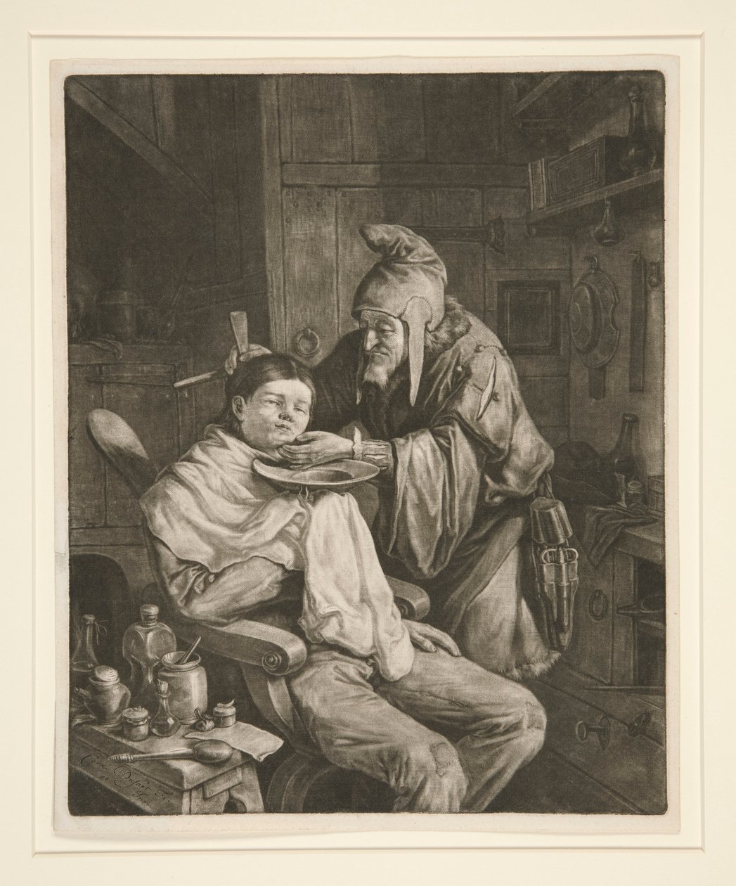 A falu sebésze alkotó: Cornelis Dusart