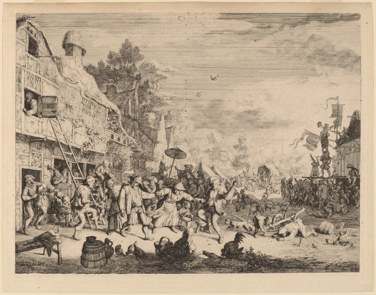 Falufesztivál alkotó: Cornelis Dusart