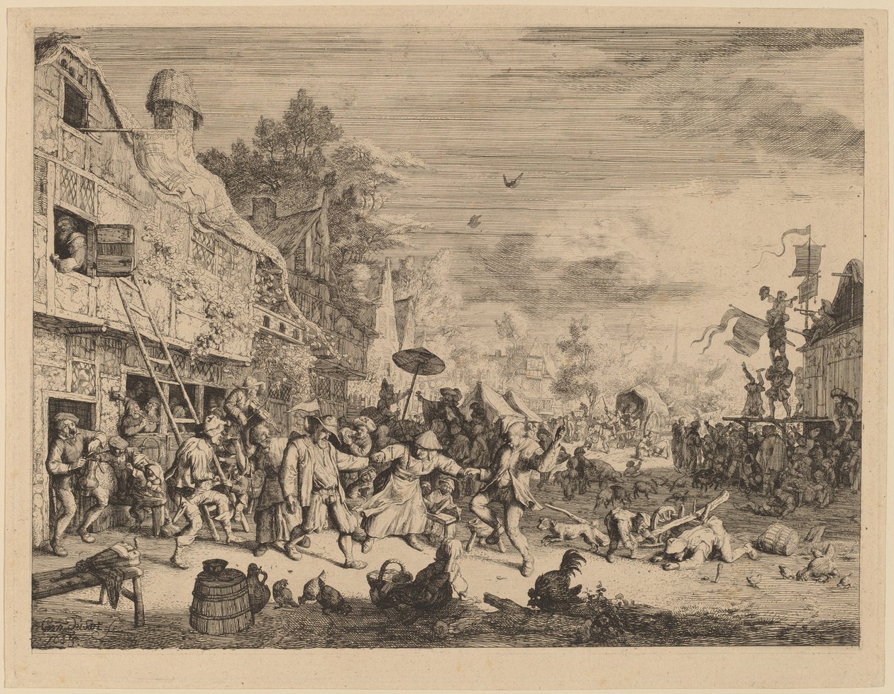 Falufesztivál alkotó: Cornelis Dusart