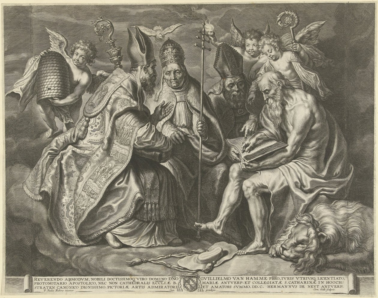 A négy egyházatya alkotó: Cornelis Galle (I)