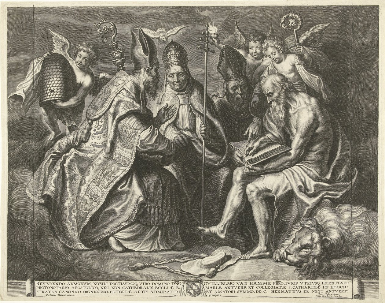 A négy egyházatya alkotó: Cornelis Galle (I)