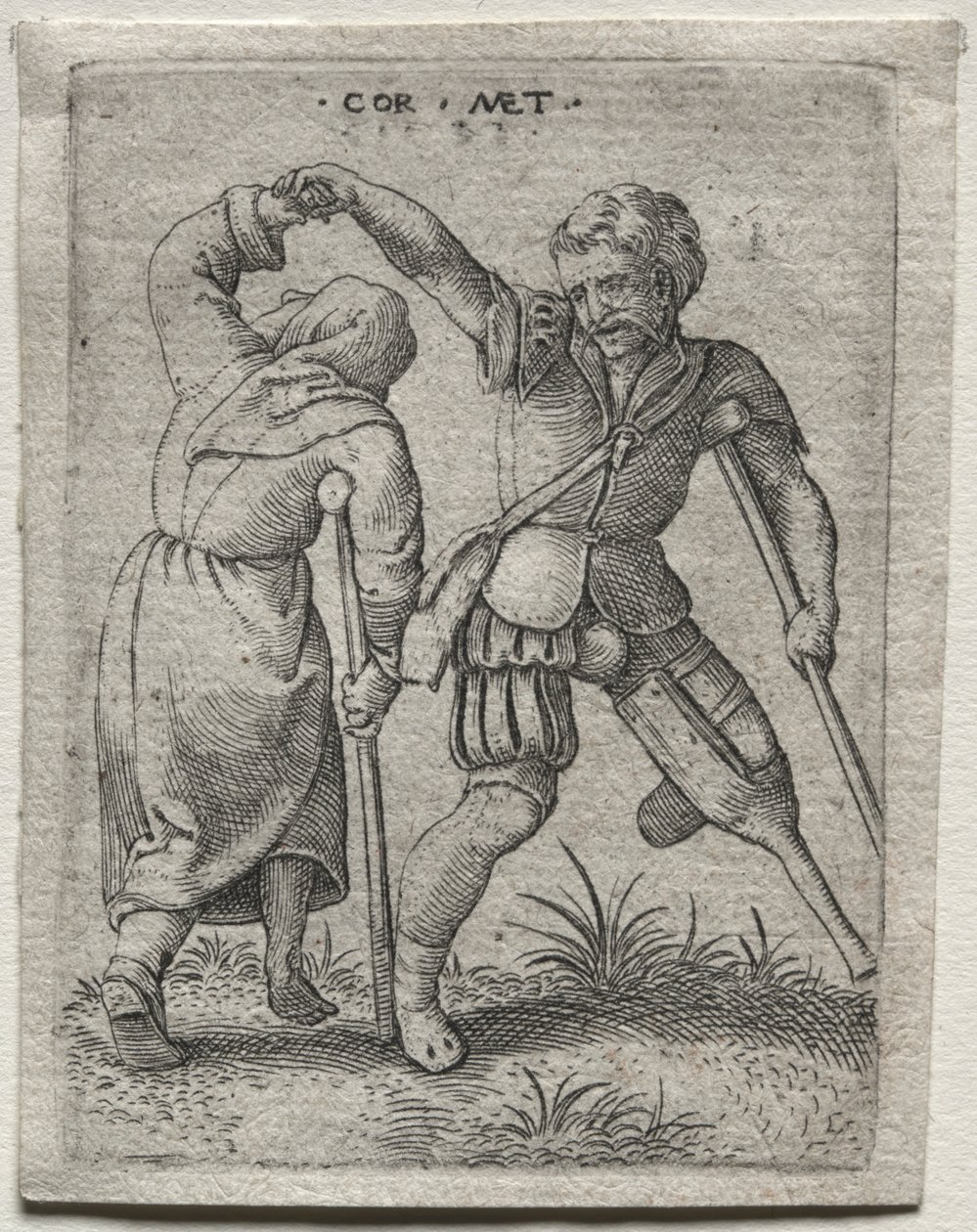 Táncoló nyomorékok alkotó: Cornelis Massys