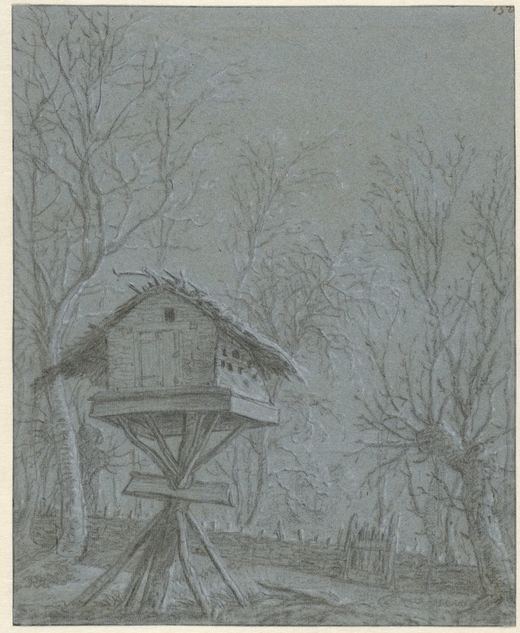 Galamb a fák között alkotó: Cornelis Saftleven (possibly)