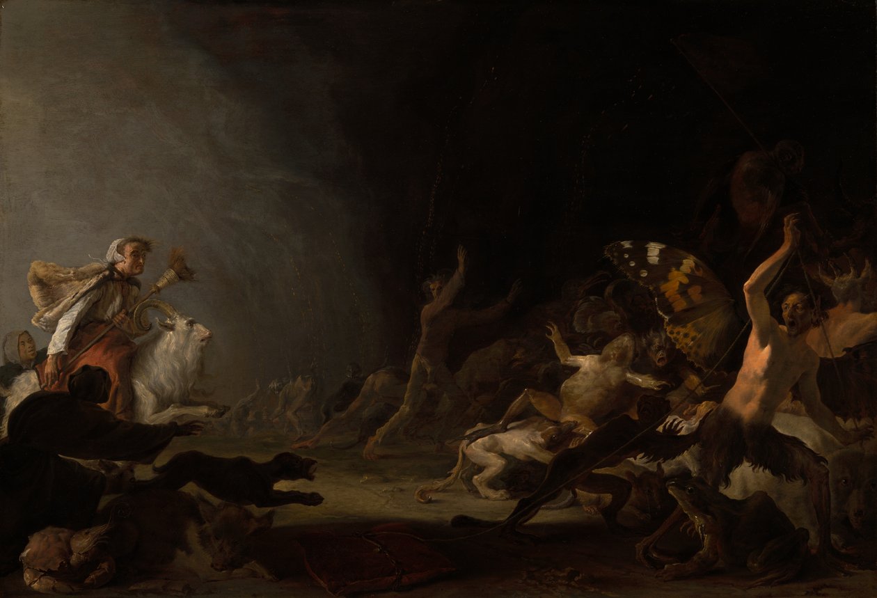 Egy boszorkányszombat alkotó: Cornelis Saftleven