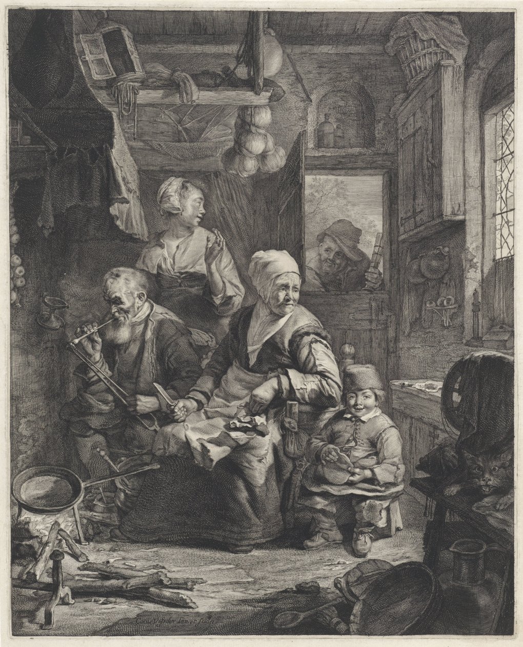 Palacsintasütő alkotó: Cornelis Visscher (II)