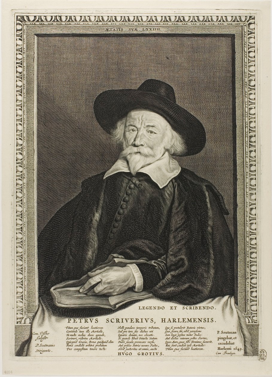 Peter Scriverius alkotó: Cornelis Visscher