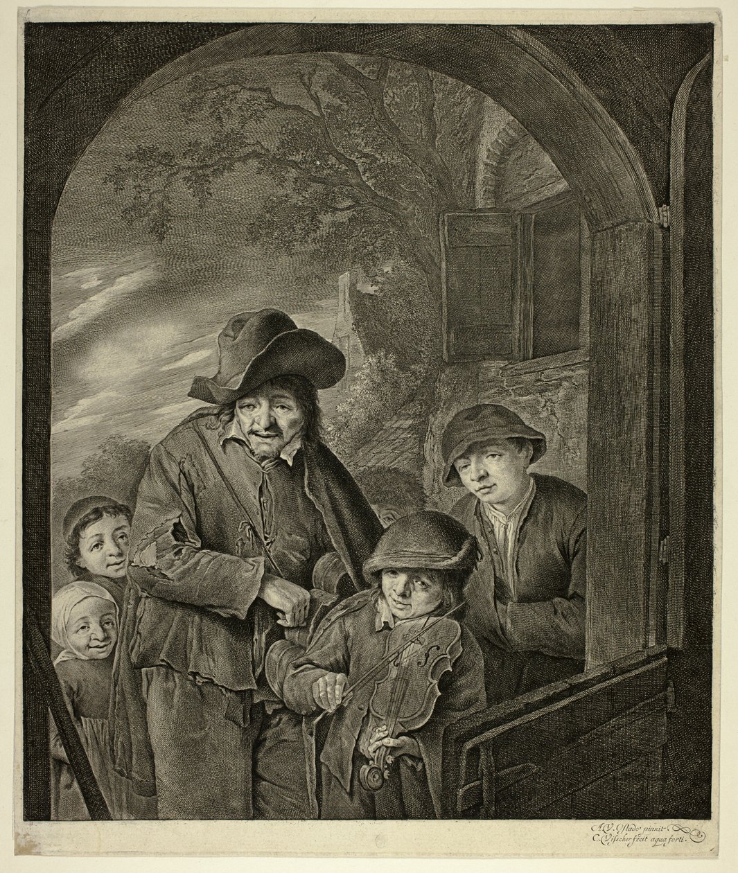 A tárogatójátékos alkotó: Cornelis Visscher