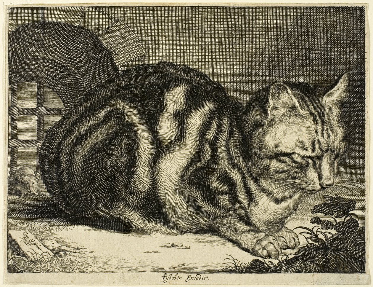 A nagy macska alkotó: Cornelis Visscher