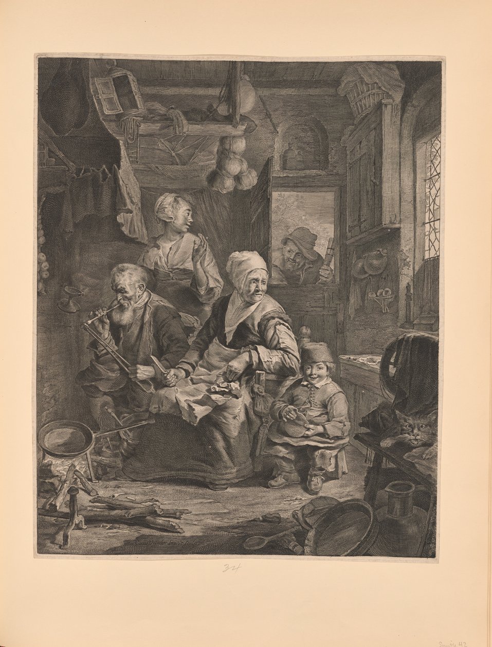 A palacsinta nő alkotó: Cornelis Visscher