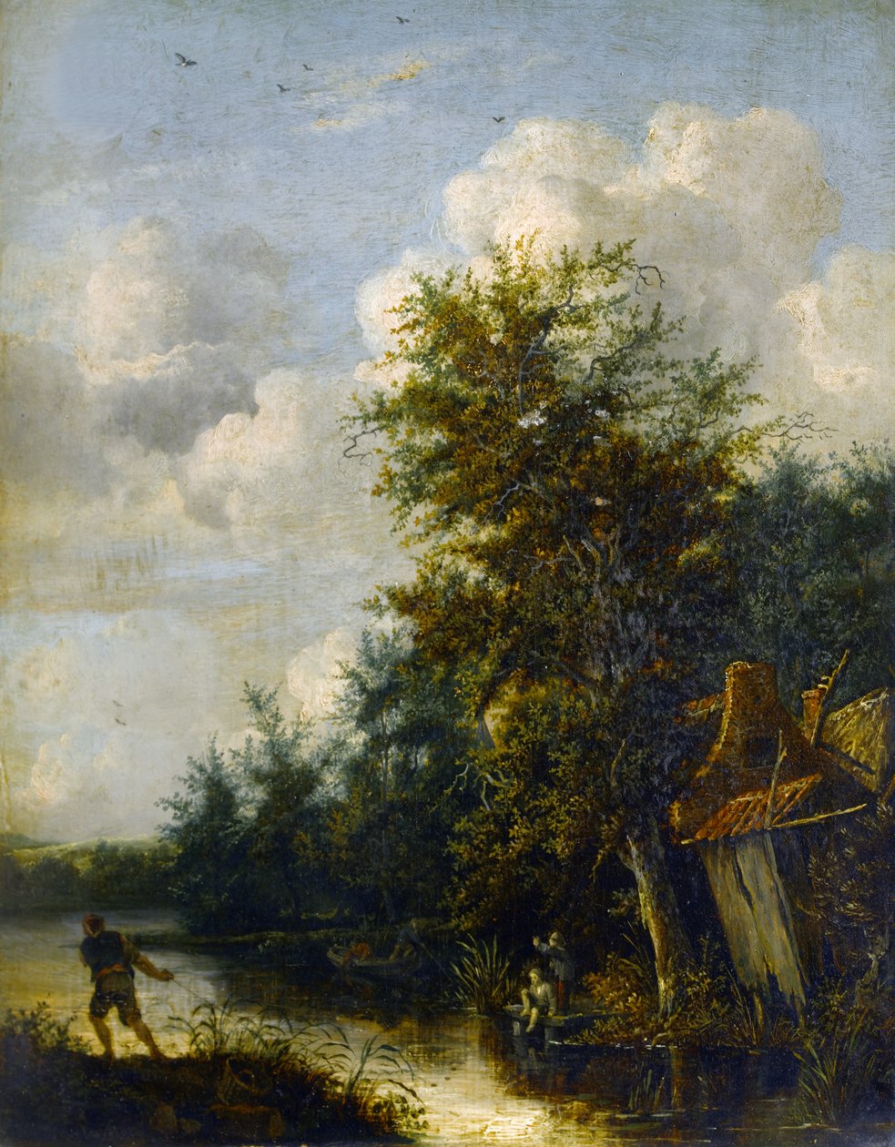 Egy táj, 1650 körül alkotó: Cornelius Decker