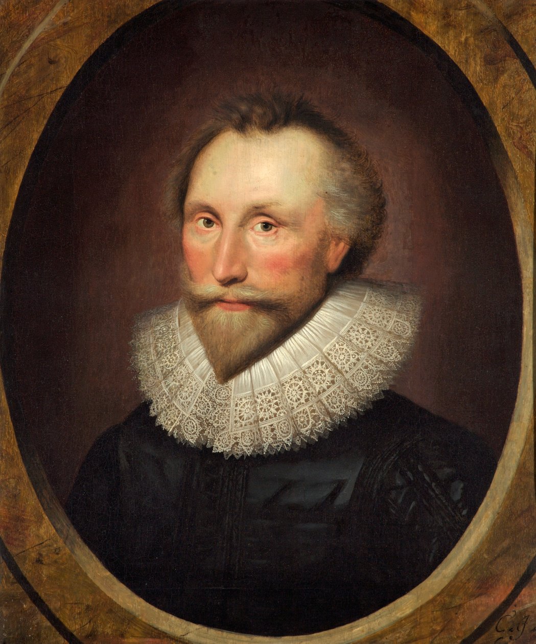 Egy ismeretlen úriember portréja alkotó: Cornelius Janssen van Ceulen