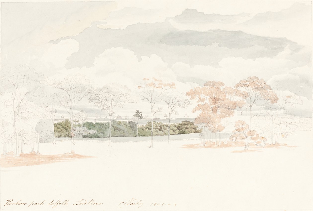 Henham Park, Suffolk alkotó: Cornelius Varley