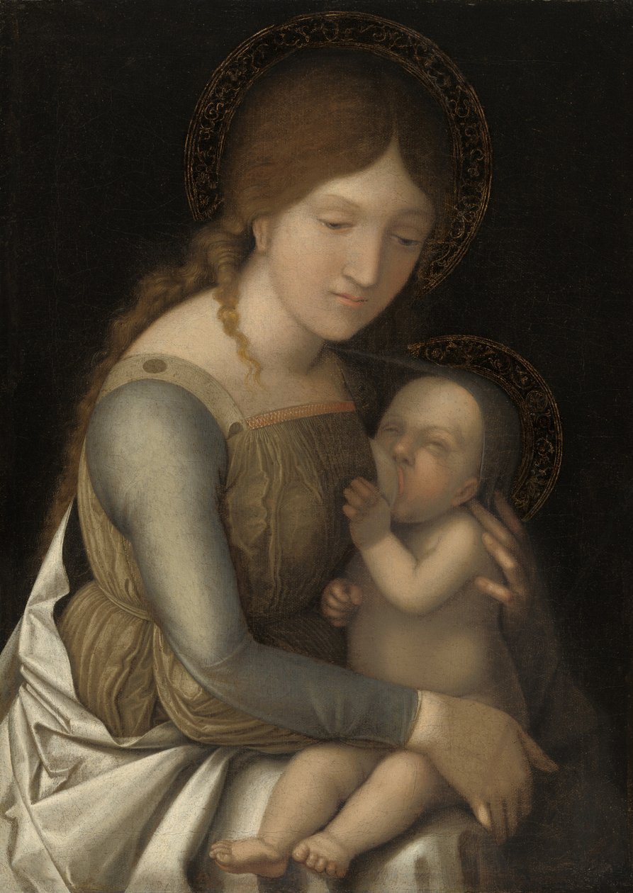 Madonna és gyermeke, c. 15051510. alkotó: Correggio