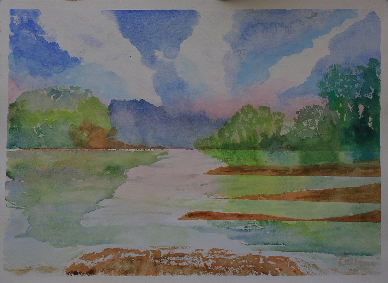 River, Dittisham, Devon alkotó: Cosima Duggal