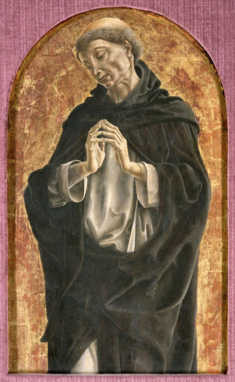Szent Domonkos (tempera a panelen) alkotó: Cosimo Tura