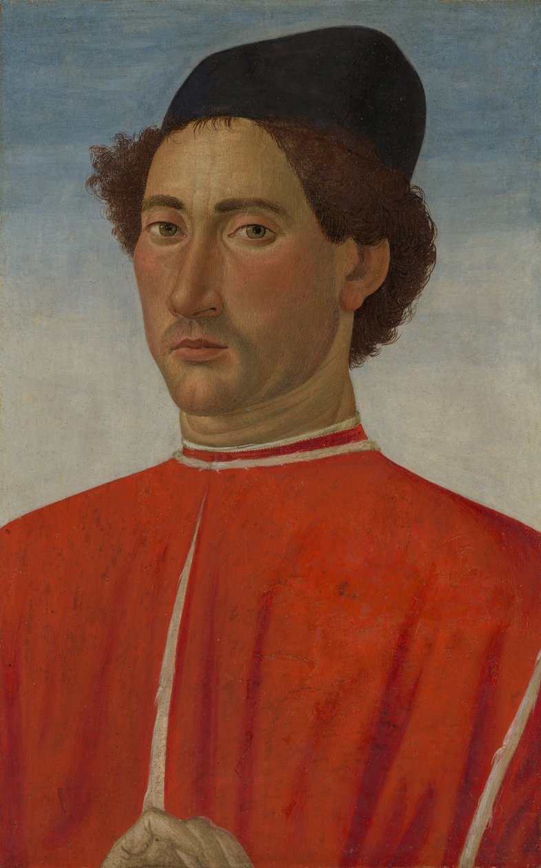 Férfi portréja, kb. 1481-82. alkotó: Cosimo Rosselli