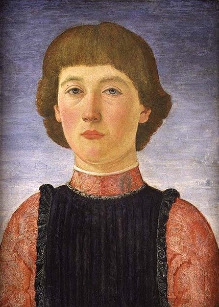Egy fiatal úriember portréja alkotó: Cosimo Rosselli
