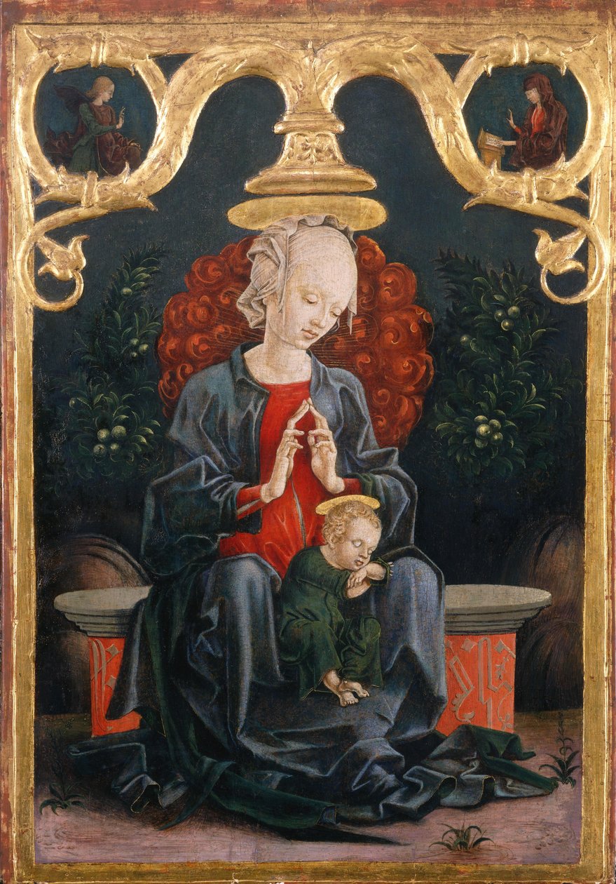 Madonna a kertben alkotó: Cosimo Tura