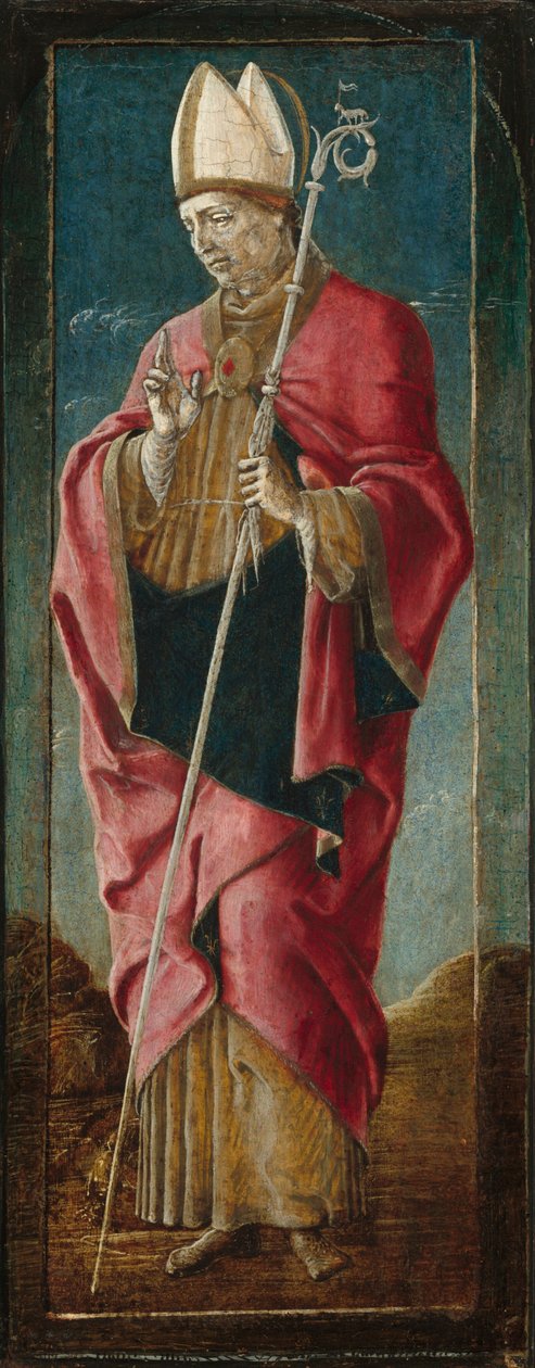 Toulouse-i Szent Lajos, c. 14701480. alkotó: Cosmè Tura
