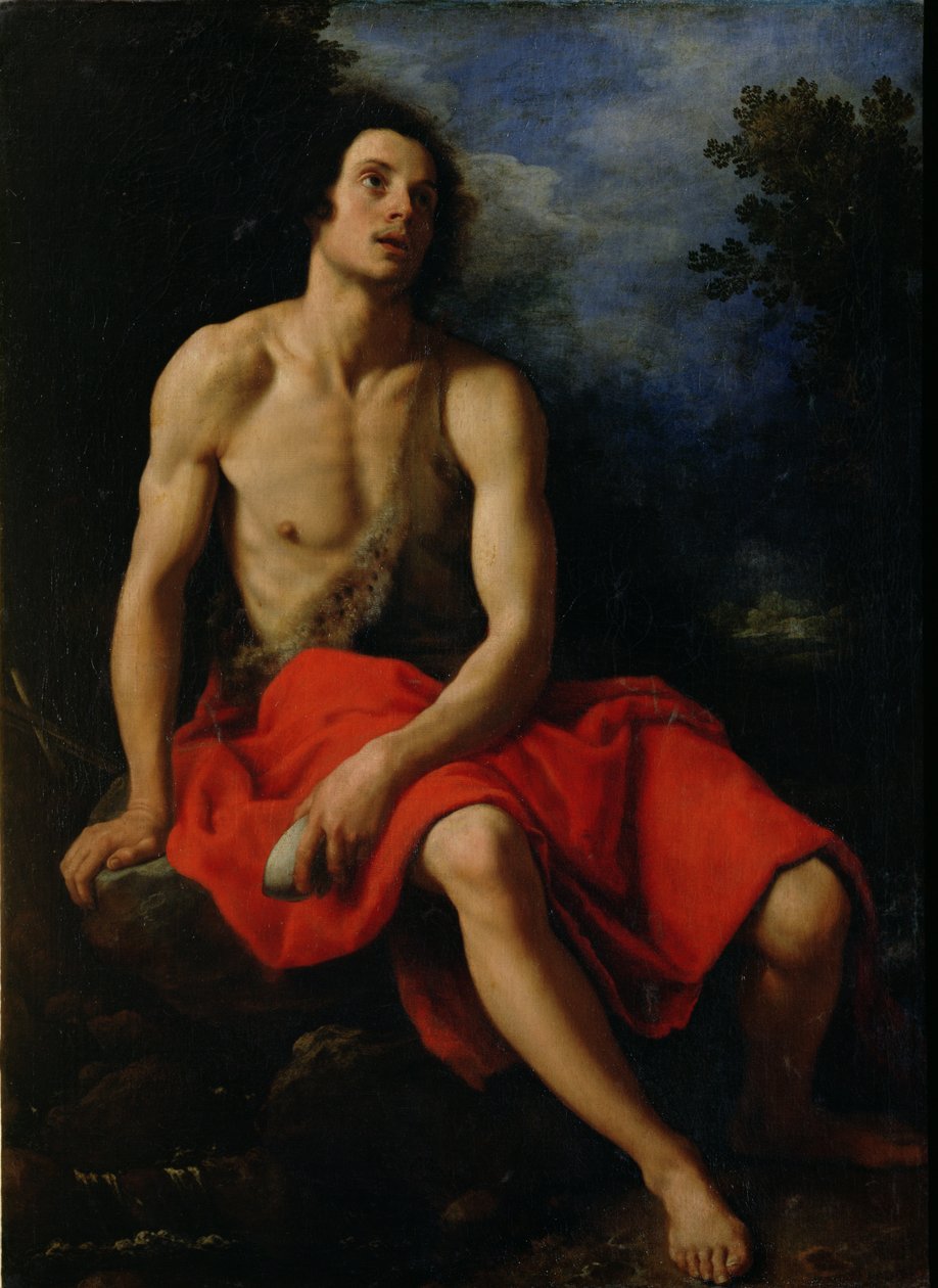 Keresztelő Szent János a sivatagban alkotó: Cristofano Allori