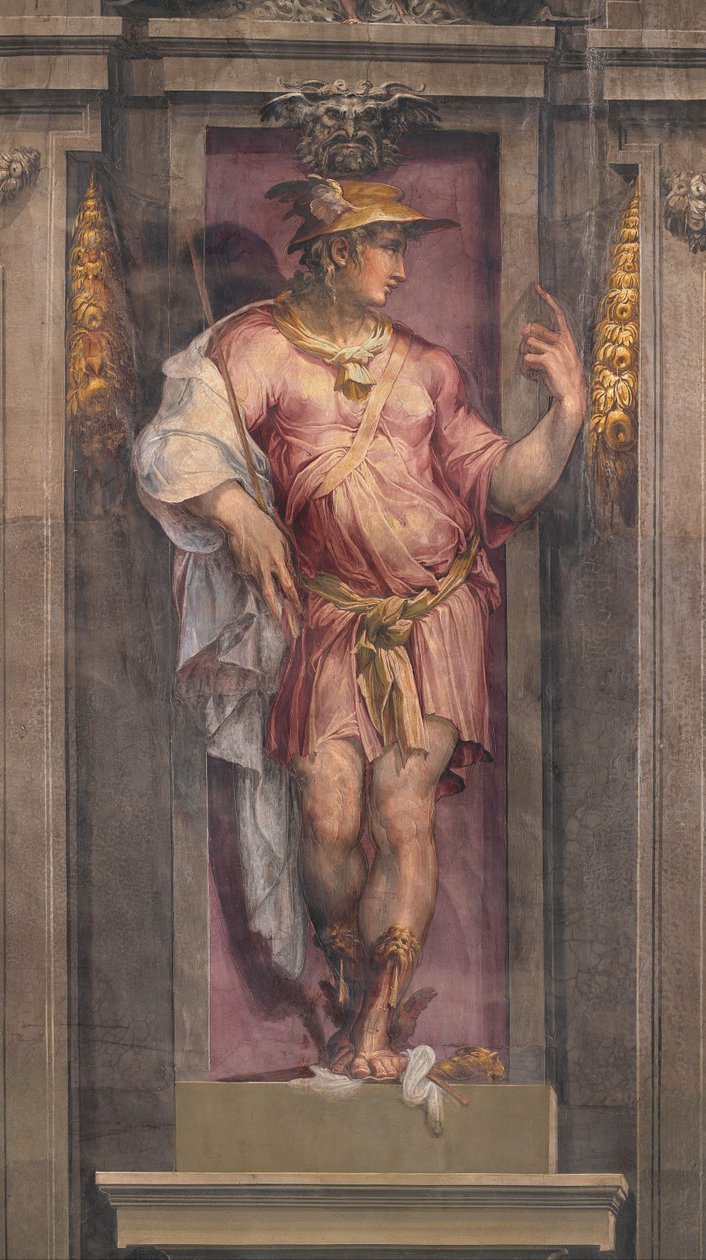Merkúr, 1556-1557 alkotó: Cristofano Gherardi