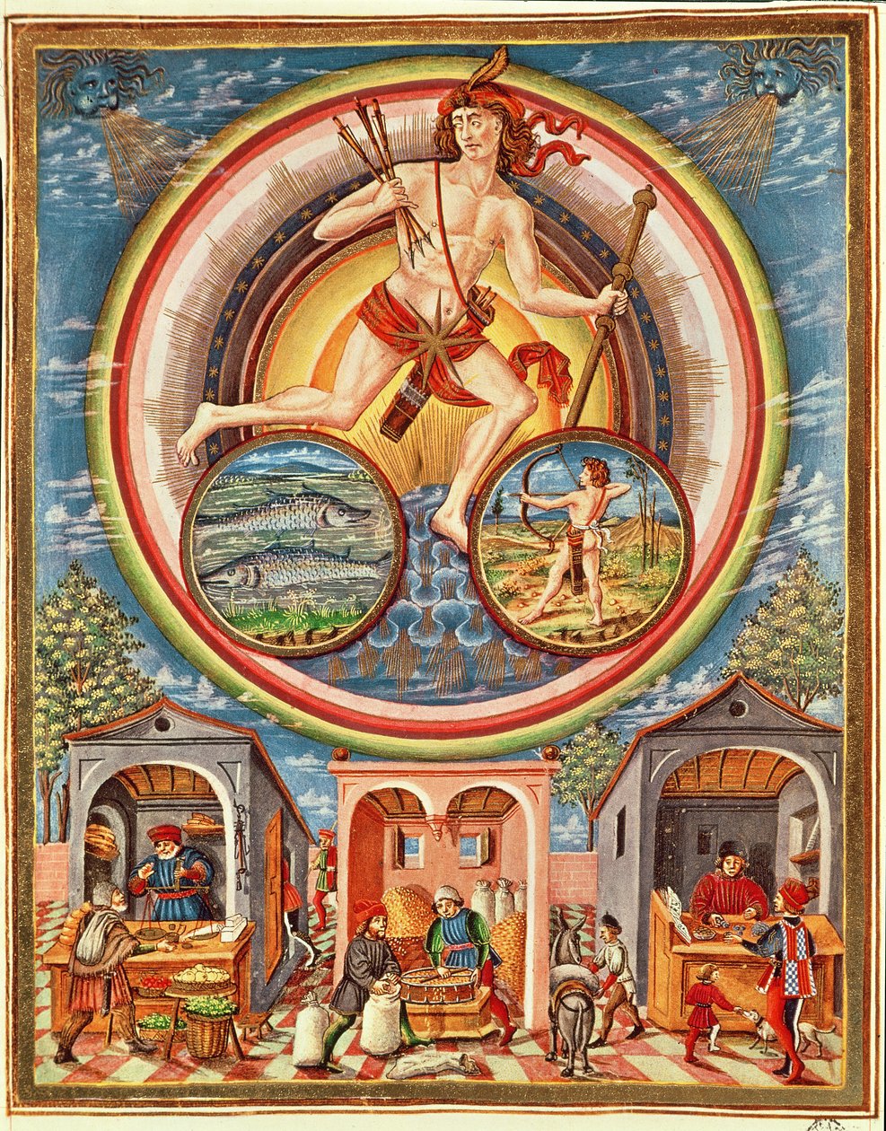 Ms Lat 209 fol.6v Jupiter, a 