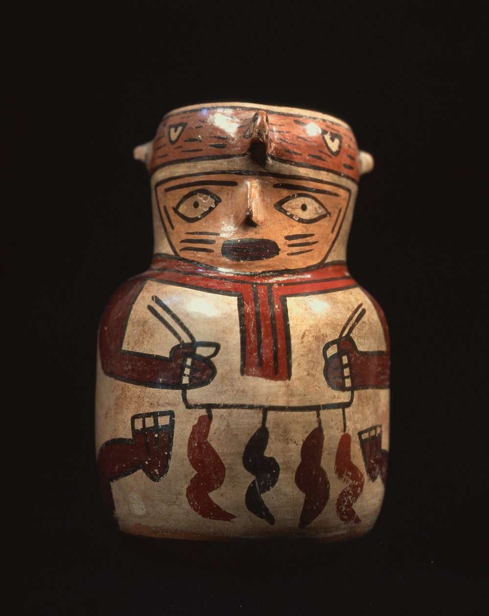 Váza, 500BC-AD500 (kerámia) alkotó: Culture Nazca