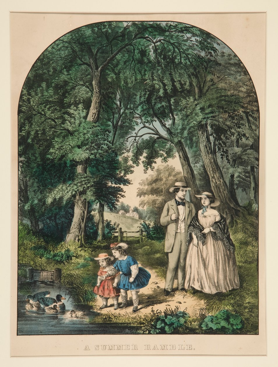 Nyári csavargás alkotó: Currier and Ives