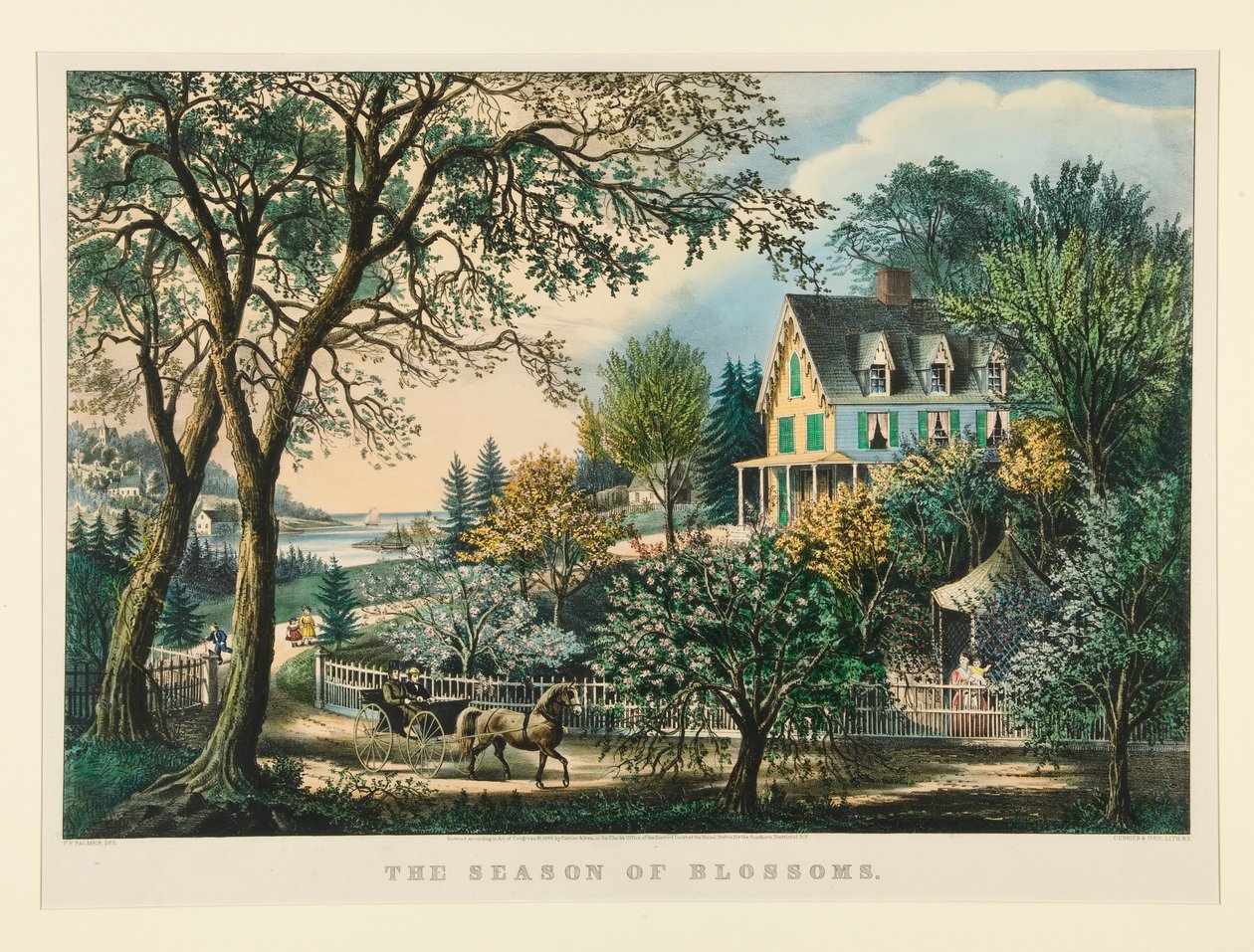 A Virágzás Szezonja alkotó: Currier and Ives