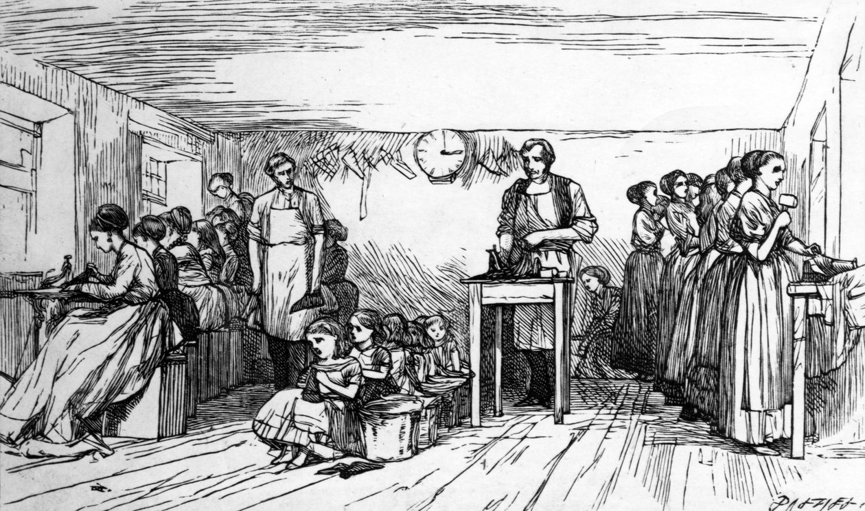 Cipőkészítés, közepe C19 alkotó: Dalziel Brothers