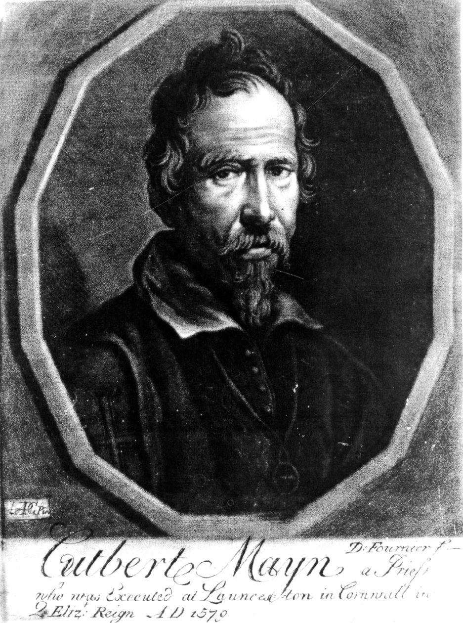 St. Cuthbert Mayne (mezzotint) alkotó: Daniel Fournier
