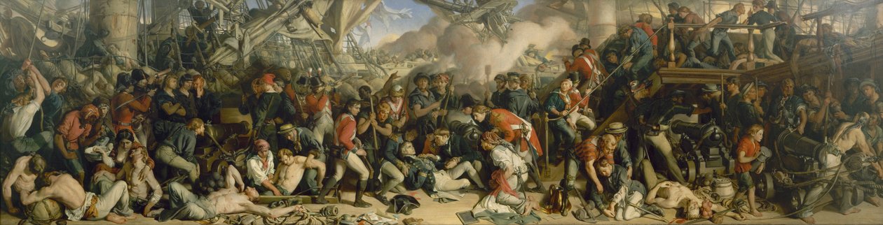 Nelson halála alkotó: Daniel Maclise