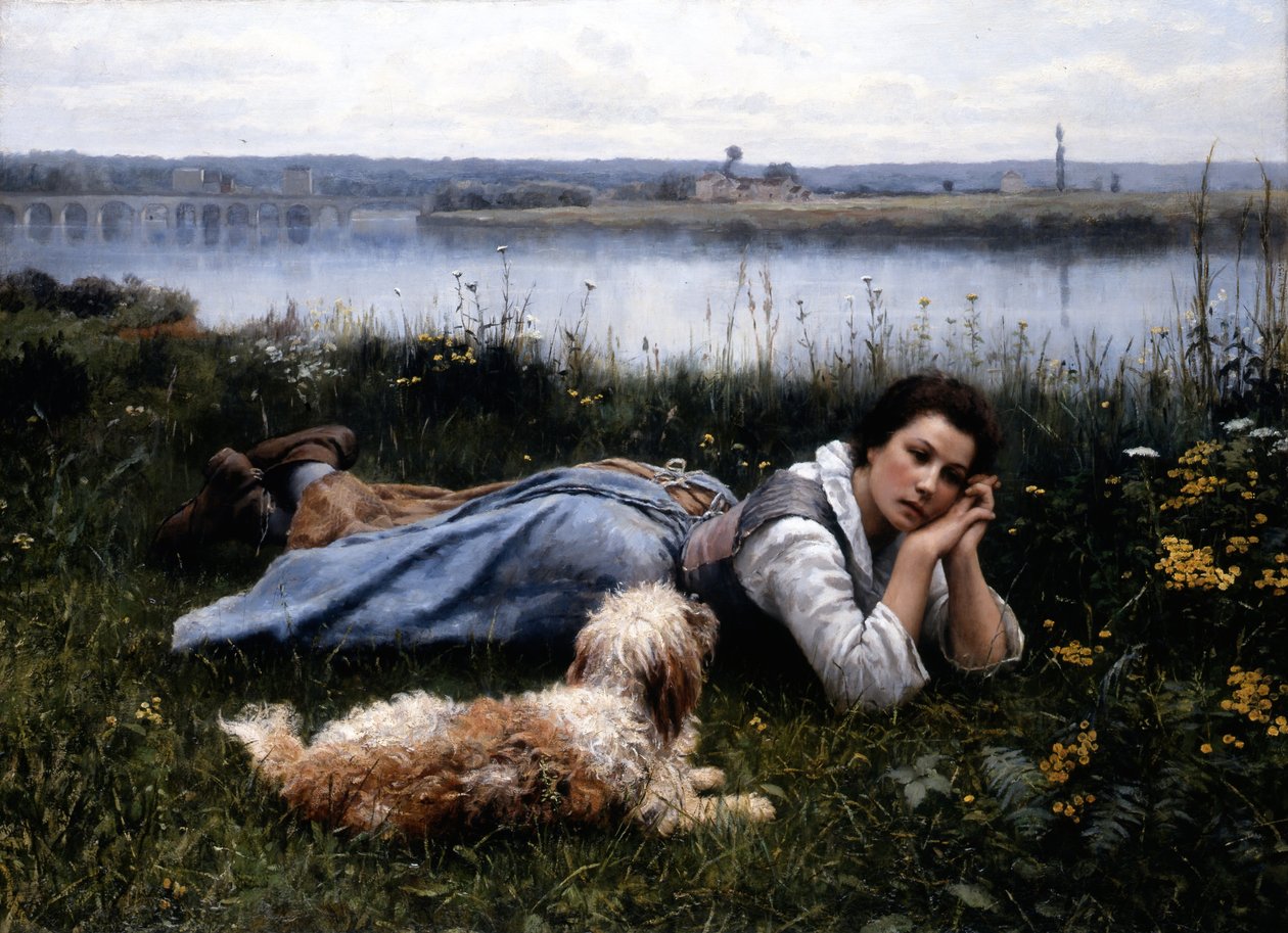 Álmodozás alkotó: Daniel Ridgway Knight