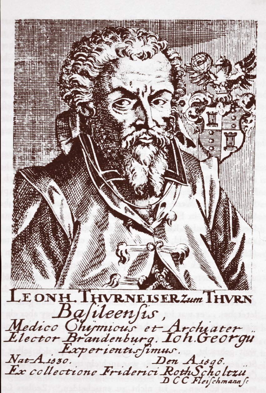 Leonhard Thurneysser zum Thurn, Quinta Essentia, 1569 körül alkotó: Daniel Seidel
