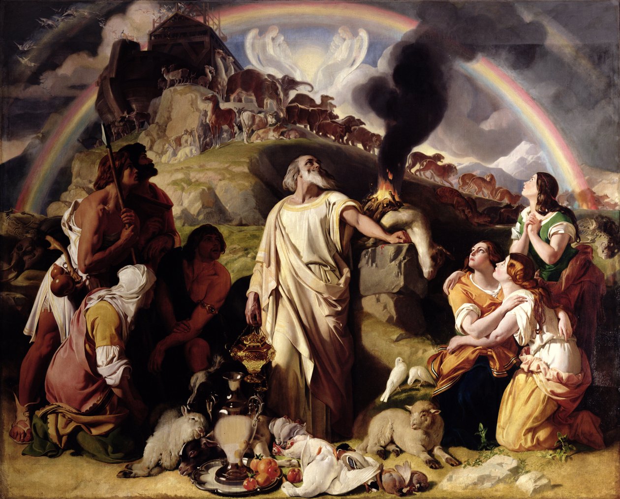 Noé áldozata alkotó: Daniel Maclise
