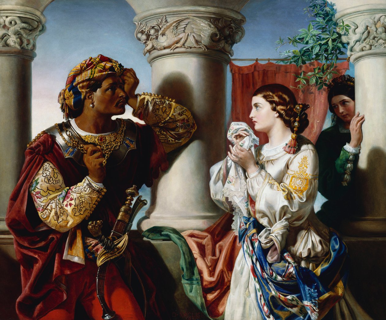 Othello és Desdemona alkotó: Daniel Maclise
