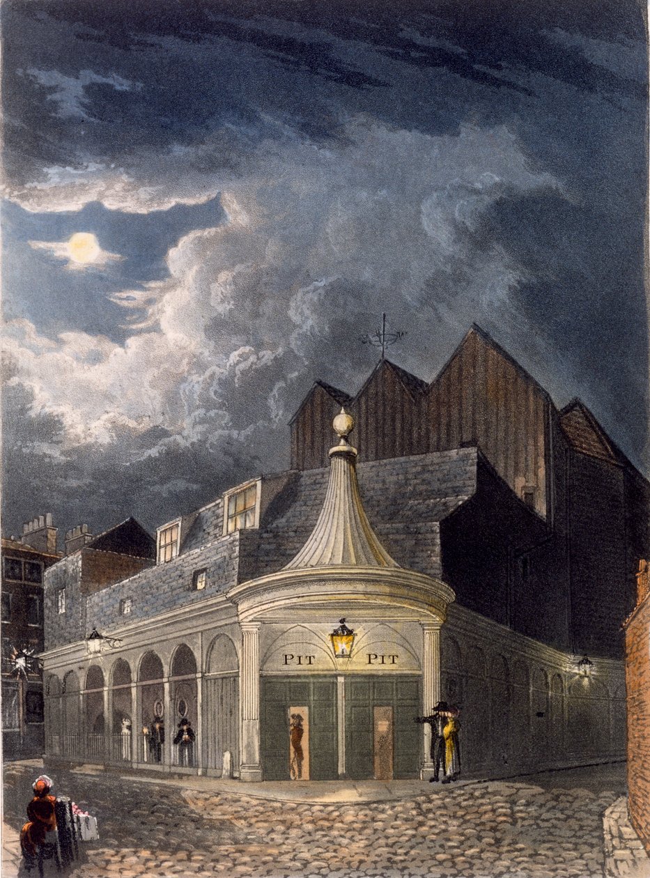 Az Olimpiai Színház, 1826 alkotó: Daniel Havell