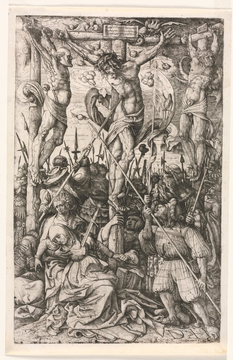 A kálvária, c. 1520. alkotó: Daniel Hopfer