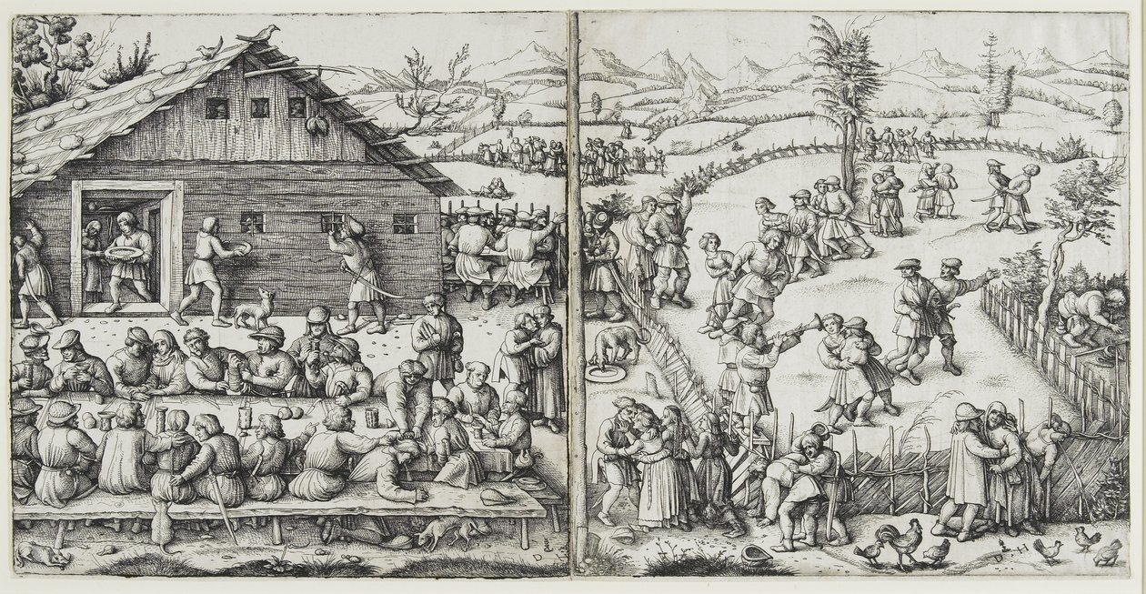 Fesztivál, 1520 után alkotó: Daniel Hopfer