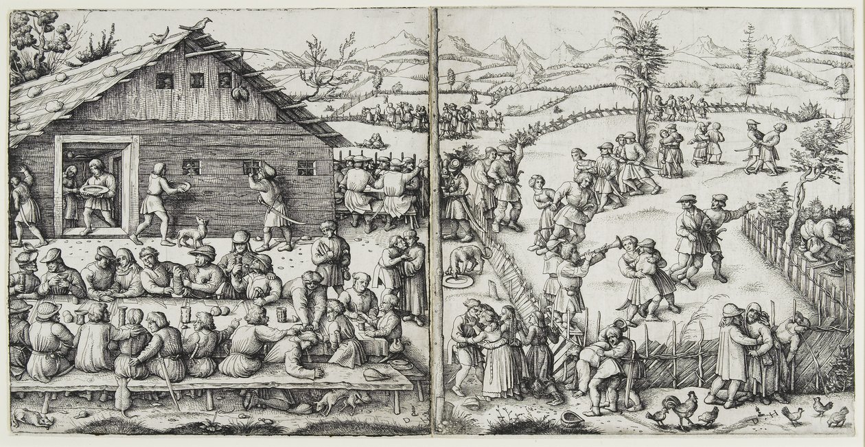 Fesztivál, 1520 után alkotó: Daniel Hopfer