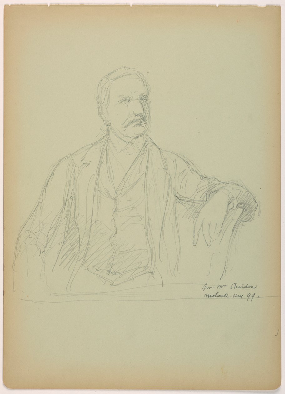 Rajz, Mr. Sheldon Ülve alkotó: Daniel Huntington