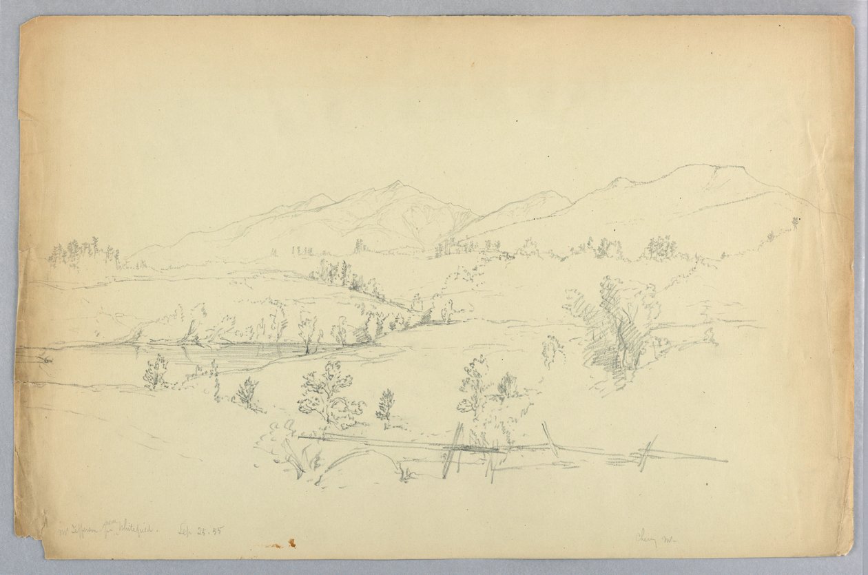 Mt. Jefferson Whitefield közeléből alkotó: Daniel Huntington