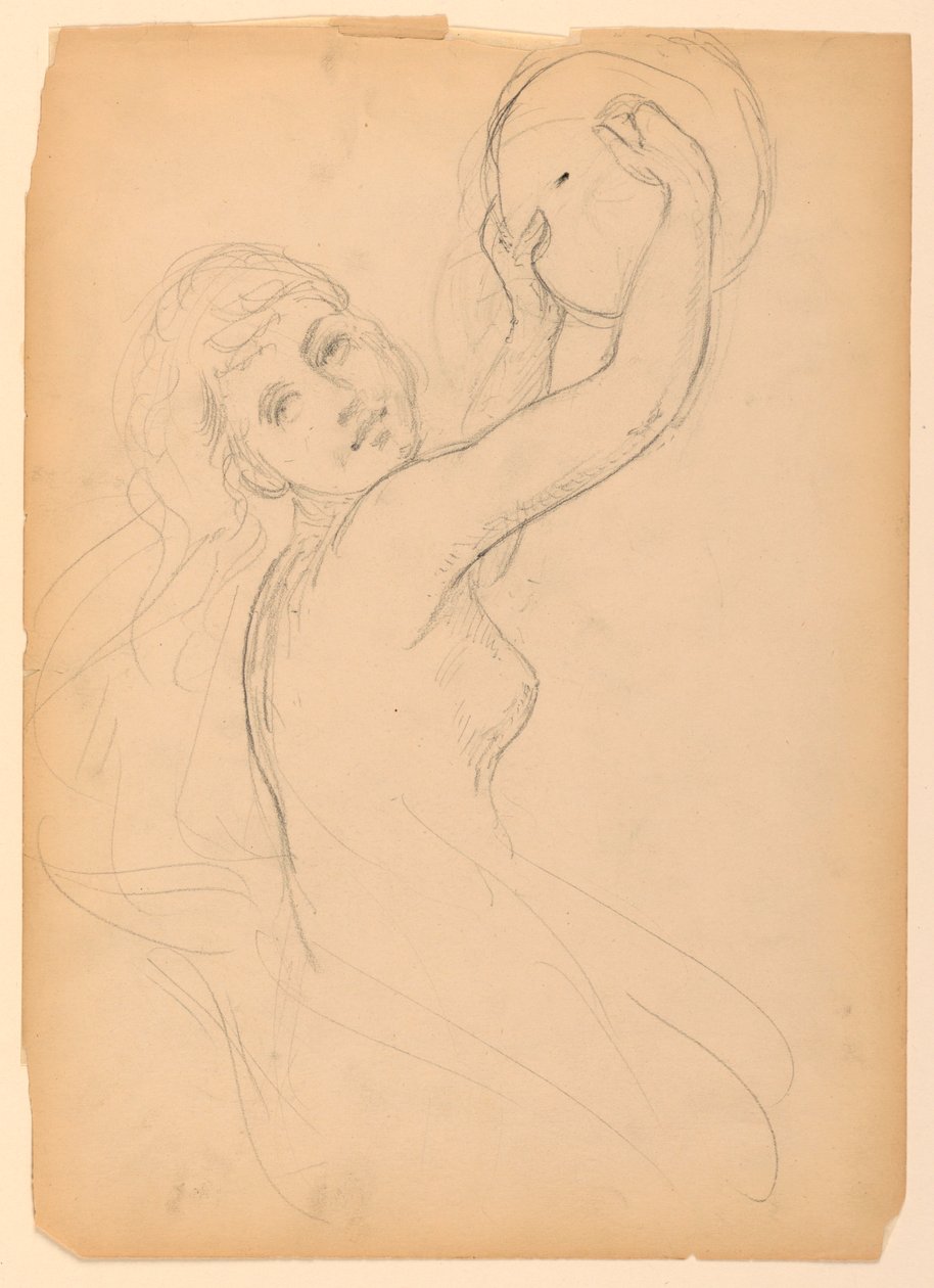 Vázlat egy Bacchante számára alkotó: Daniel Huntington