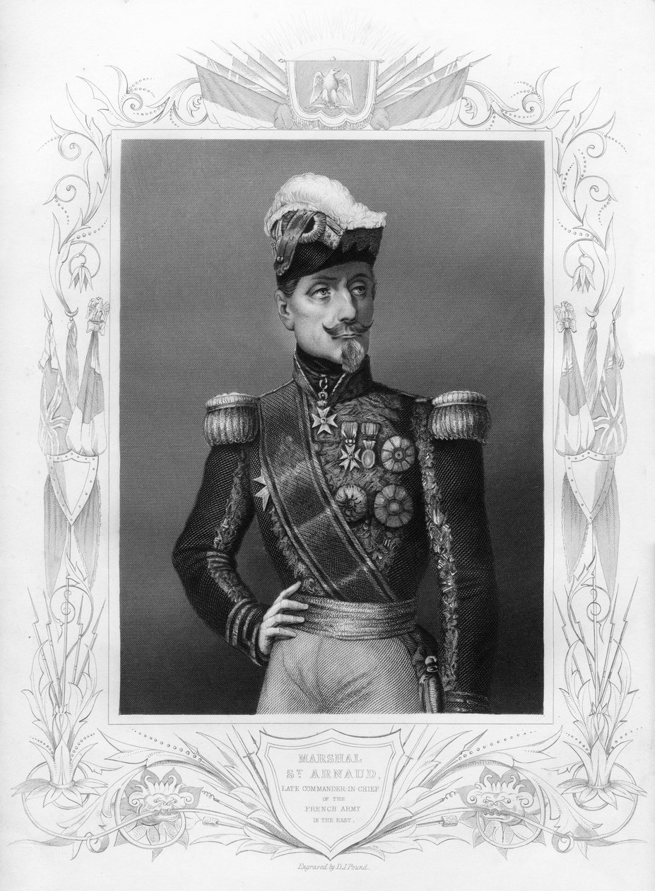 Armand-Jacques Leroy de Saint-Arnaud 1801-1854, 1857. alkotó: Daniel John Pound