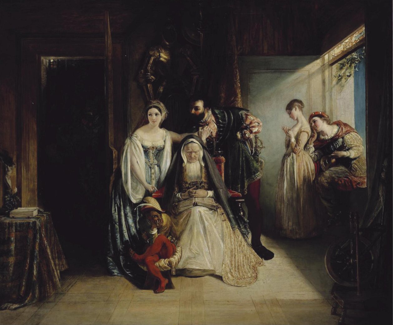 I. Ferenc és Diane de Poitiers alkotó: Daniel Maclise