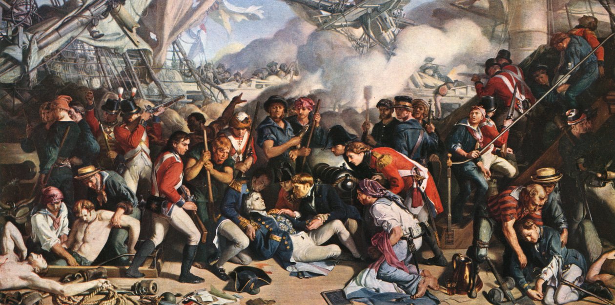 "Nelson halála", 1805, 1859-1864 alkotó: Daniel Maclise