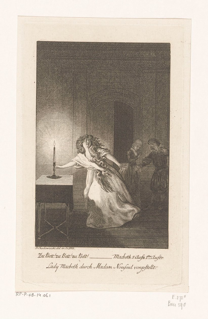 Lady Macbeth alkotó: Daniel Nikolaus Chodowiecki